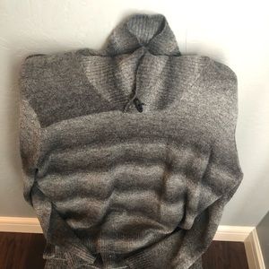 Men’s Geoffrey Beene gray ombré stretch sweater
